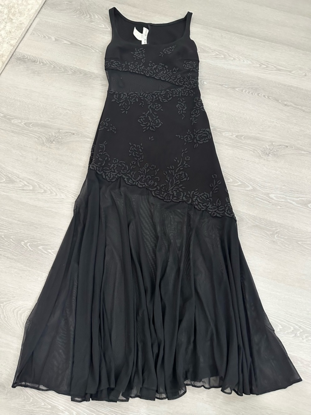 Vintage LILLIE RUBIN for TADASHI Beaded Gown